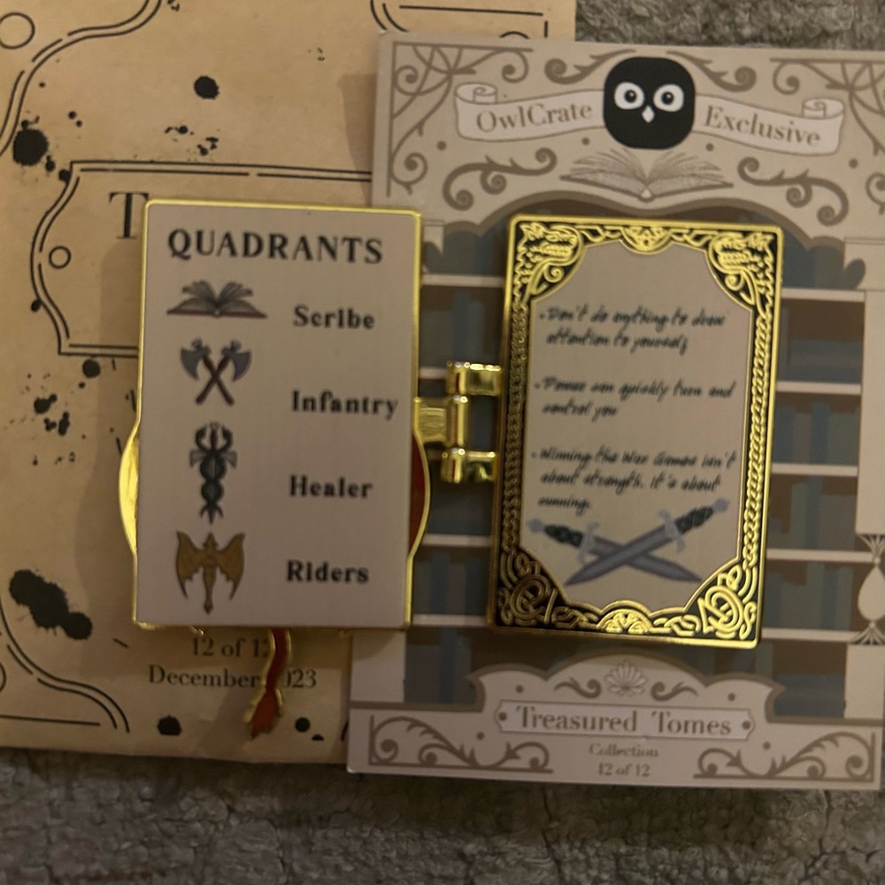 NEW Dragon Themed / Fourth Wing Book Merchandise / Goodies Bundle Box - Picture 9 of 16
